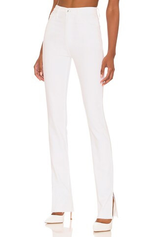 Valentina Super High Rise Tower Jean With Slit in Bahamas | Revolve Clothing (Global)