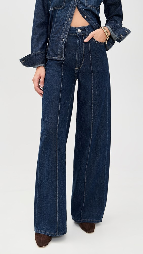 Hepburn Aura Wide Leg High Rise Jeans | Shopbop