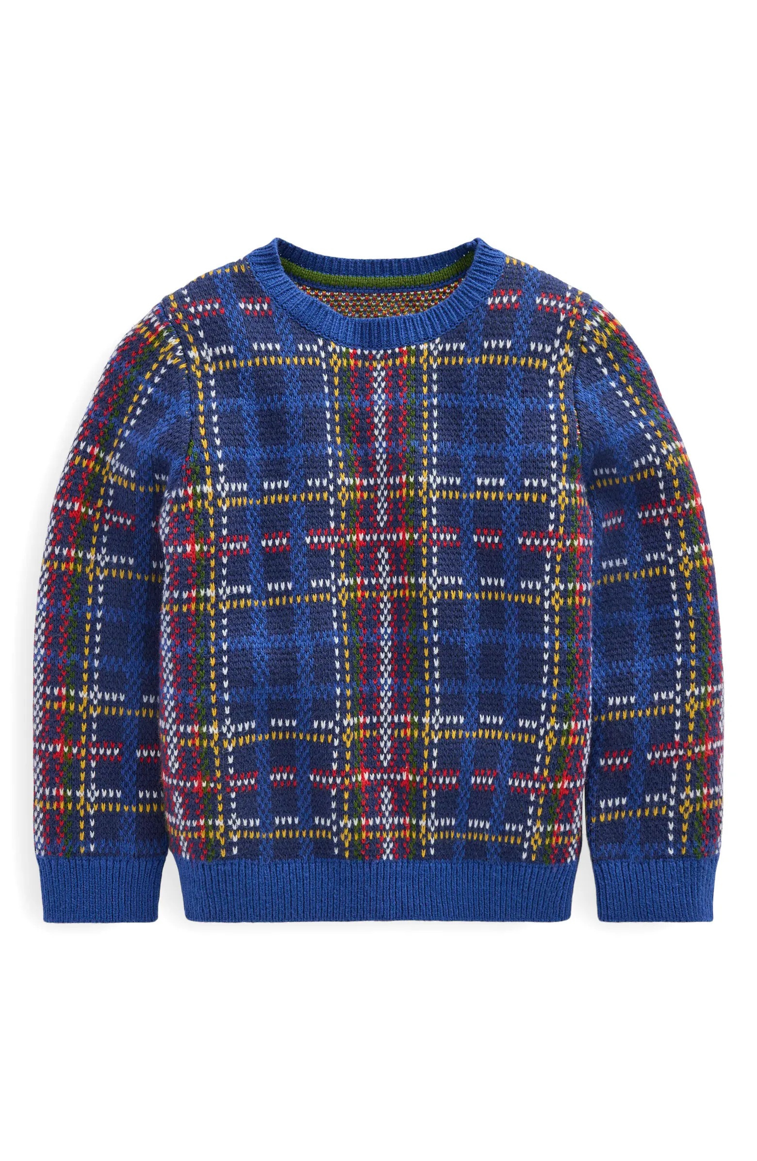Boden Kids' Plaid Sweater | Nordstrom | Nordstrom