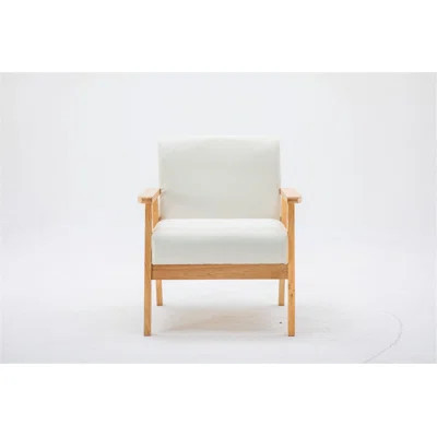 Stylish Accent Chair with Wood Frame and Foam Cushion | Wayfair North America