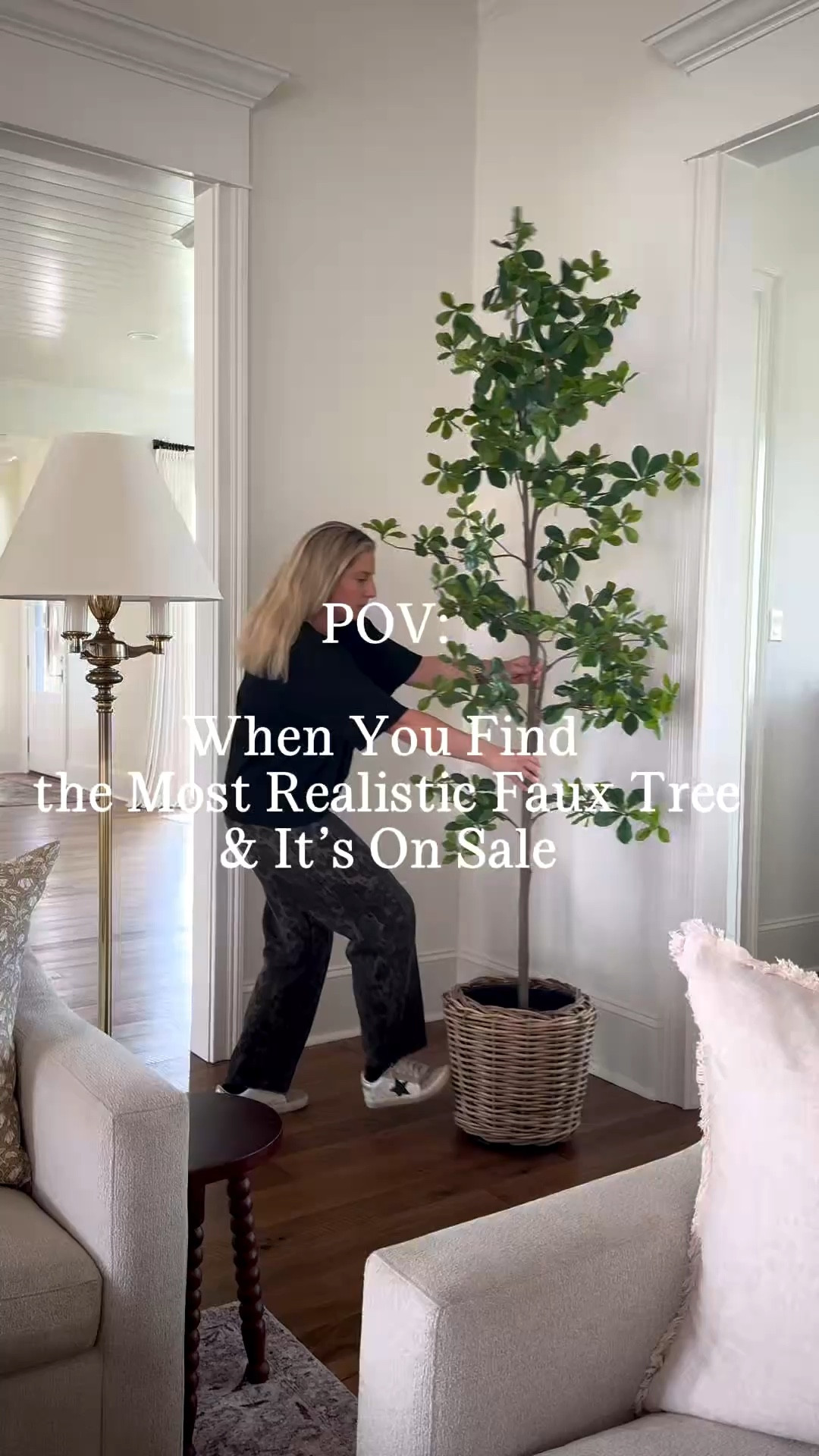 True story.. I get rid of my other olive tree because it looked so fake compared to this one and the sad part was that was double the price! So happy for you because you get an olive tree that is so realistic and rich in color for a super affordable price! And it is so full in size! 🙌🏻