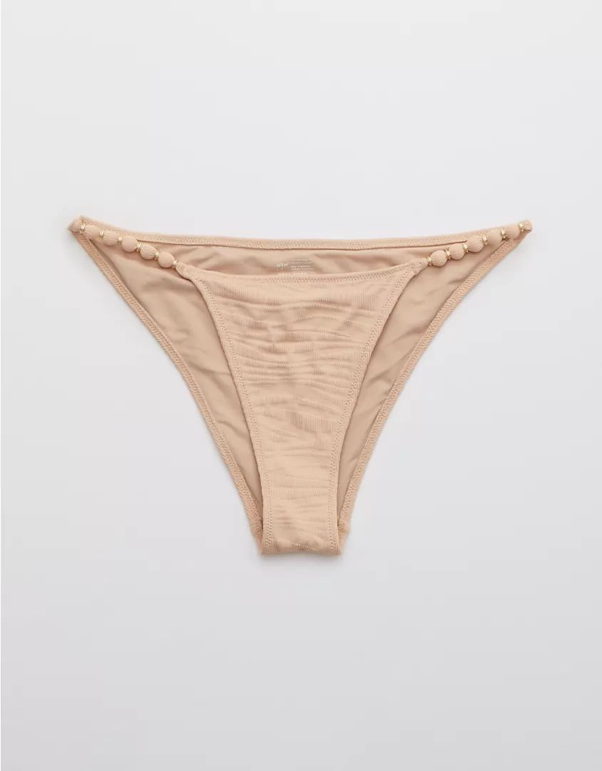 Aerie Jacquard Cheeky Bikini Bottom | American Eagle Outfitters (US & CA)