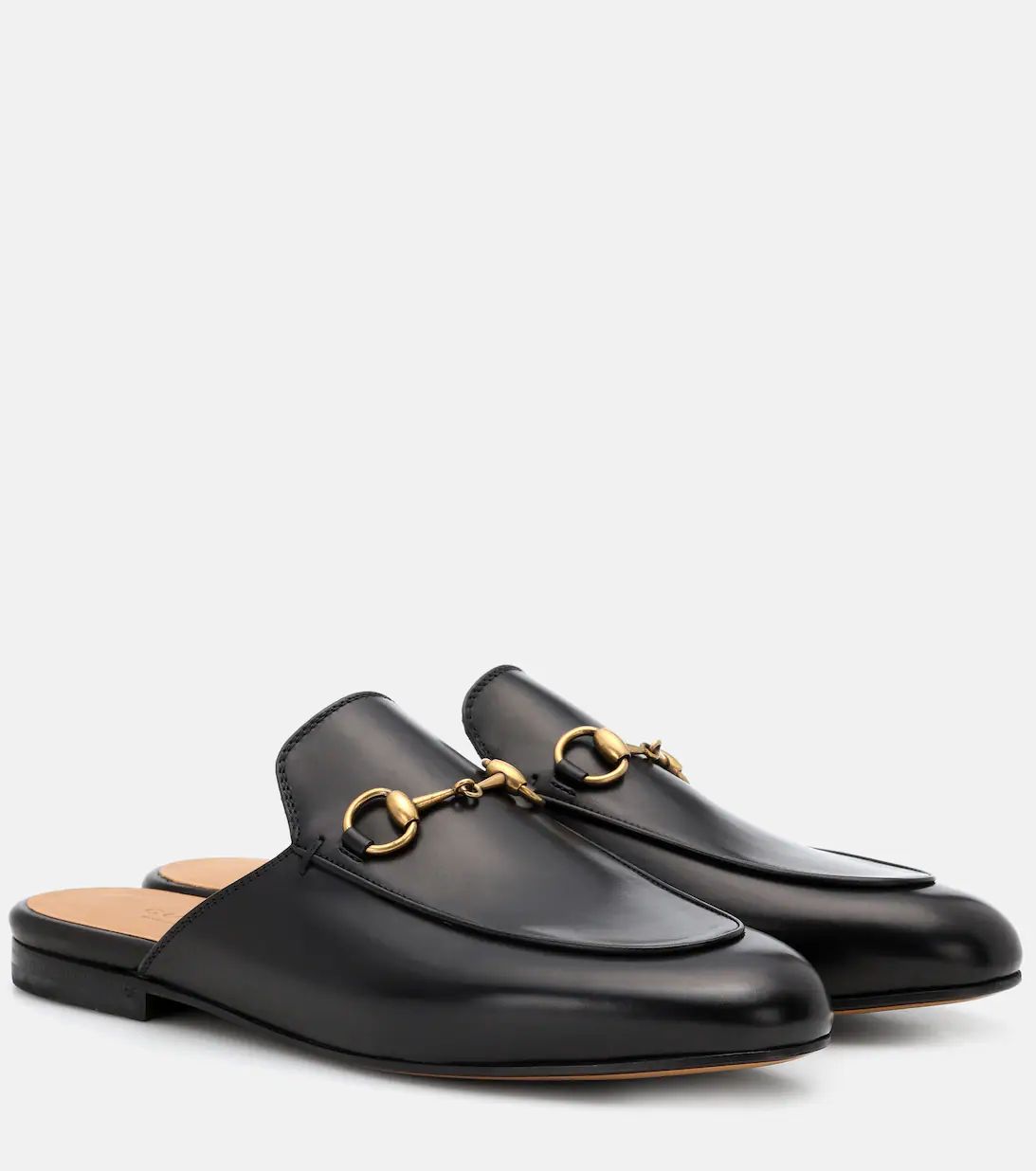 GucciPrincetown leather slippers | Mytheresa (UK)