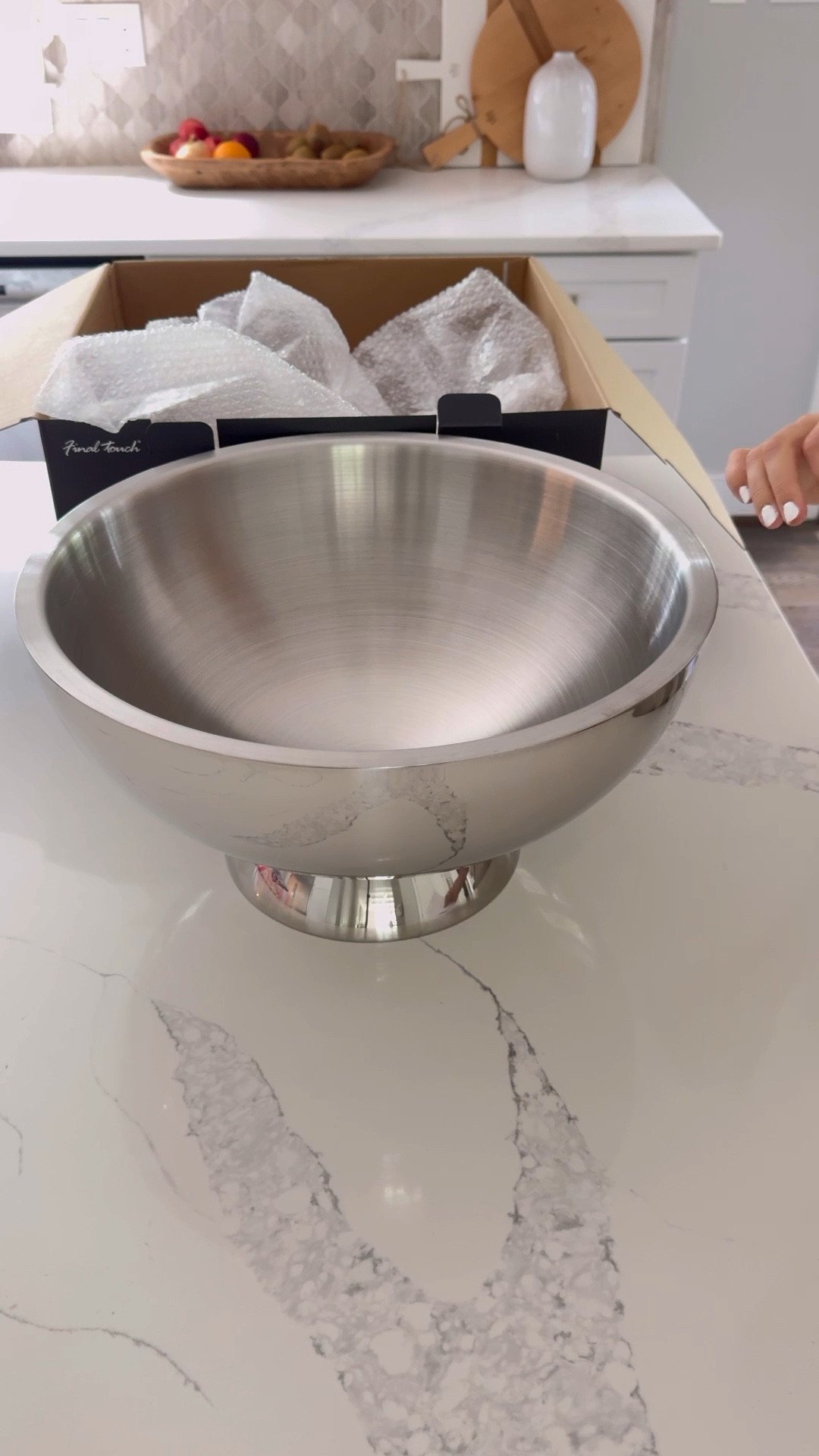 Stainless steel insulated beverage bin, ice bin, beverage bucket, William Sonoma

#LTKU #LTKHome #LTKVideo