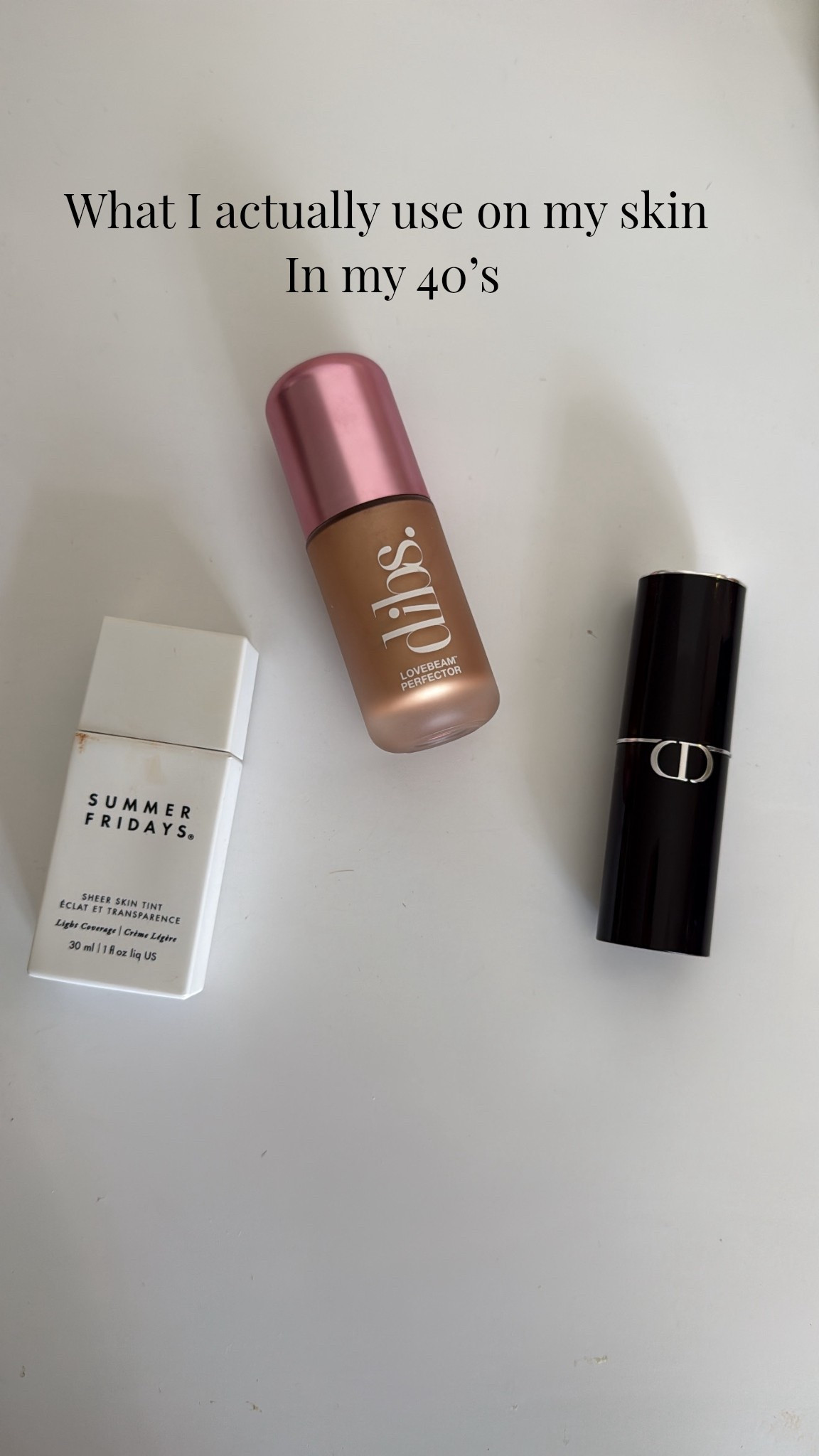 Skin tint and foundation for mature skin 

#LTKBeauty #LTKmomlife #LTKselfcare