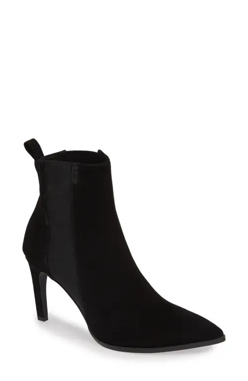 42 Gold Kensington Chelsea Boot in Black Suede at Nordstrom, Size 5.5 | Nordstrom