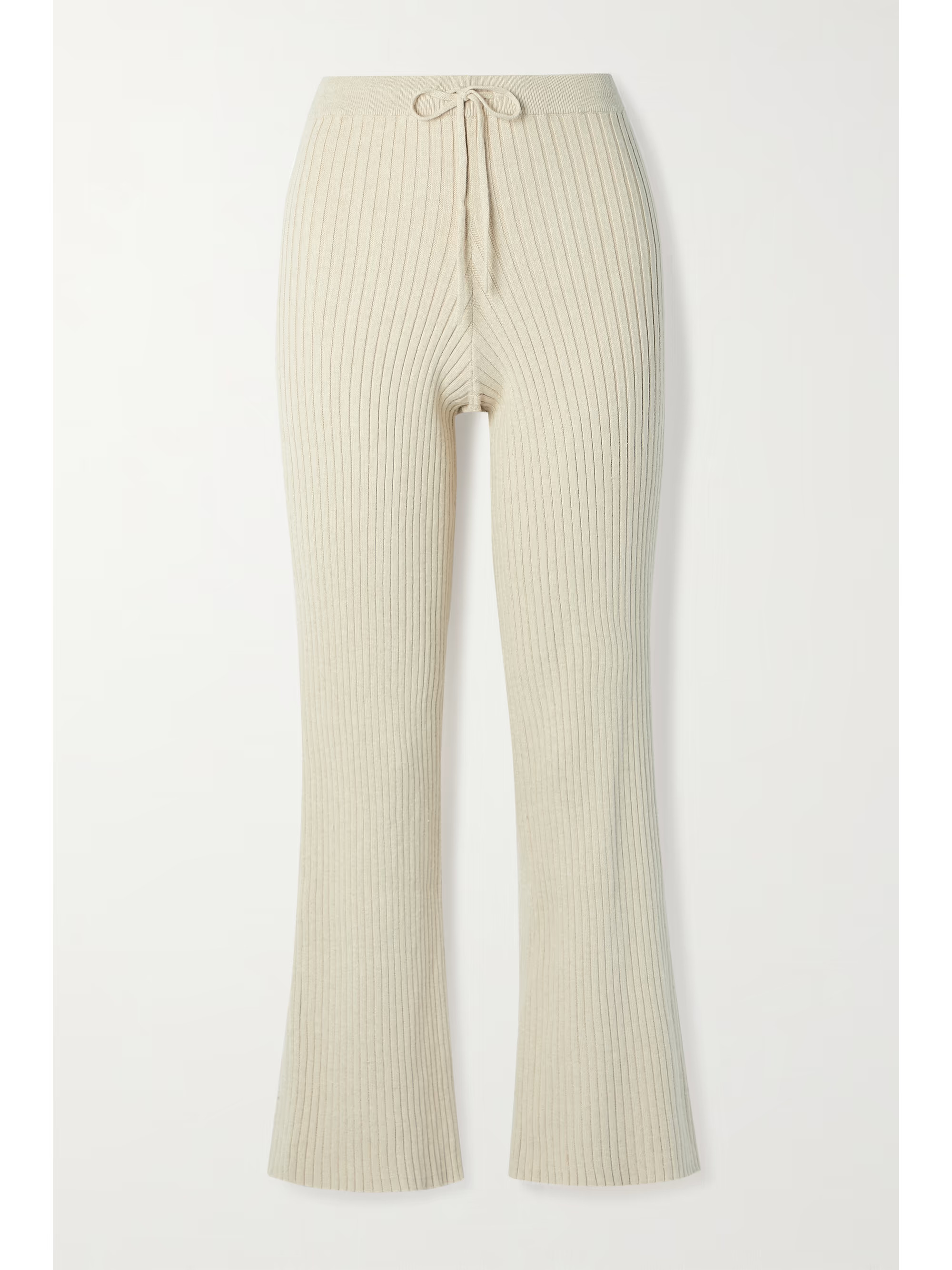 + NET SUSTAIN Kennedy ribbed cotton-blend pants | NET-A-PORTER (US)