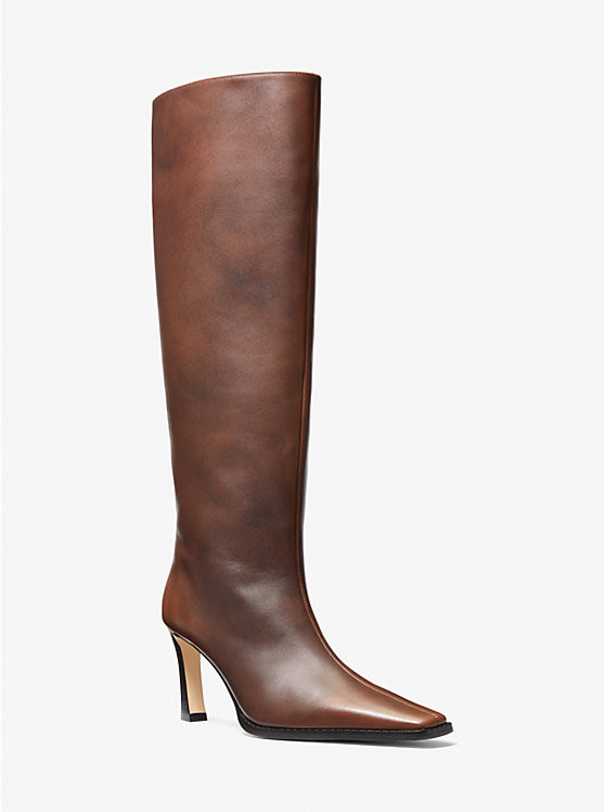 Darrah Burnished Leather Boot | Michael Kors US