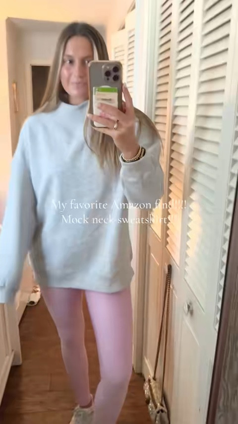 The cutest mock neck for $30! Size XL