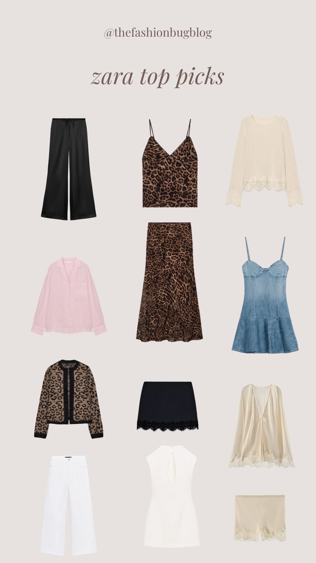 Zara top picks 
