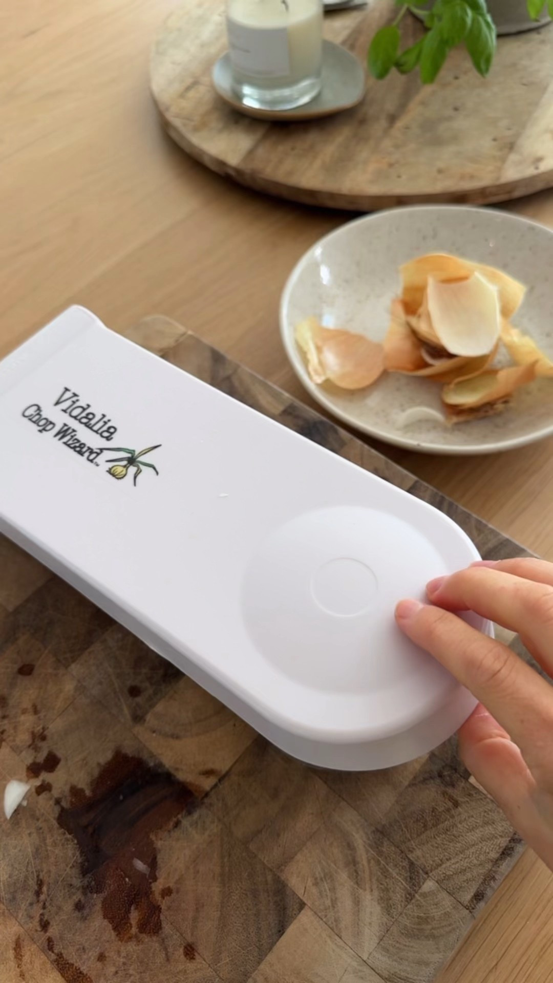 making soup and this chopper my sister said i had to get is such a time saver! 

#LTKFindsUnder50