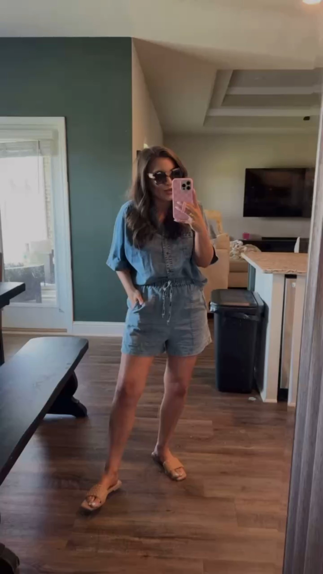 Obsessed with this denim matching set from Amazon is an understatement! So cute and comfortable. Would be perfect for other moms with toddlers who want to look cute but still be able to chase them around all day!

#LTKFindsUnder50 #LTKSaleAlert #LTKSummerEdit