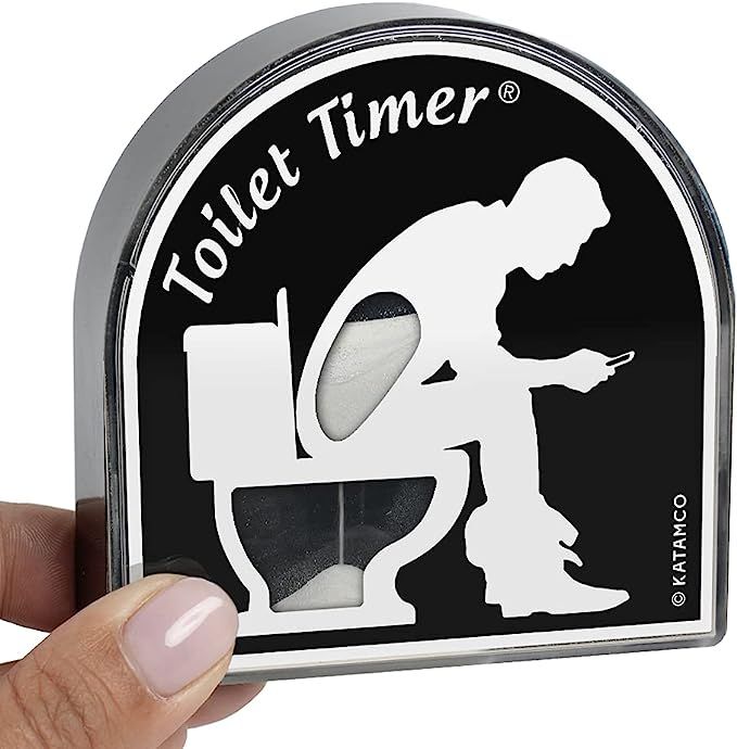 Amazon.com: Toilet Timer by Katamco (Classic), Funny Gift for Men, Husband, Dad, Fathers Day, Bir... | Amazon (US)