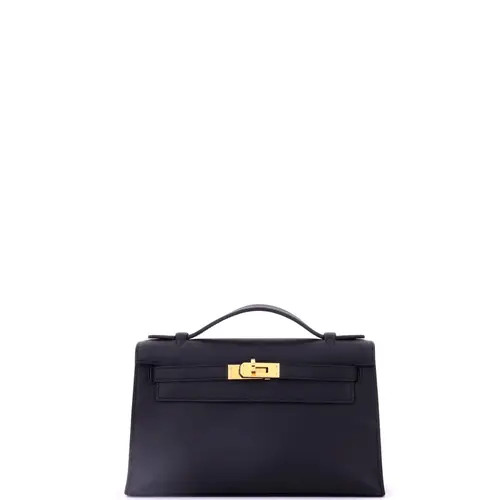 Pre-Owned Hermes Kelly Pochette Swift in Black at Nordstrom, Size X-Small | Nordstrom