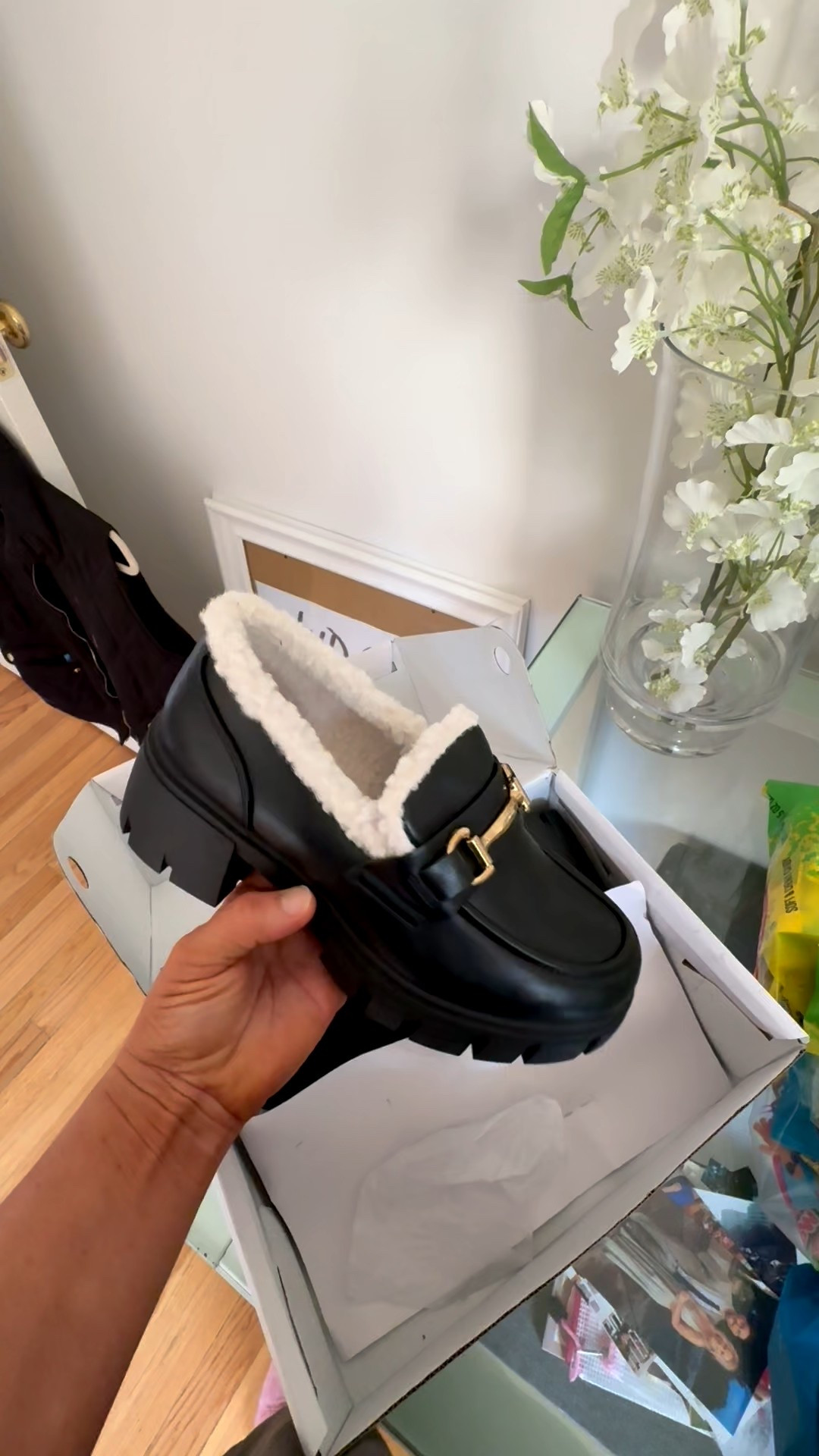 Sherpa lined loafer: comes in multiple colors! 

#LTKSeasonal #LTKShoeCrush #LTKWorkwear