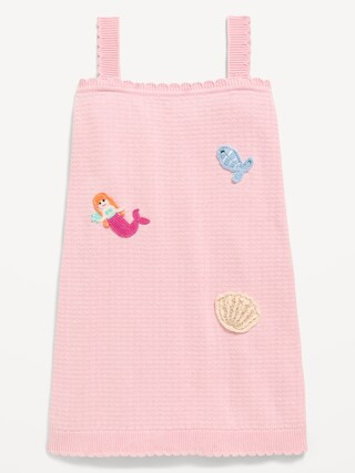 Sleeveless Sweater-Knit Dress for Toddler Girls | Old Navy (US)