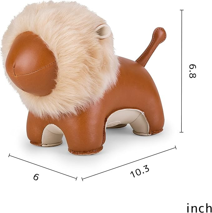zü​ny, zuny Series Bookend Tan for Shelves, Office Decorative - Lion Puno | Amazon (US)