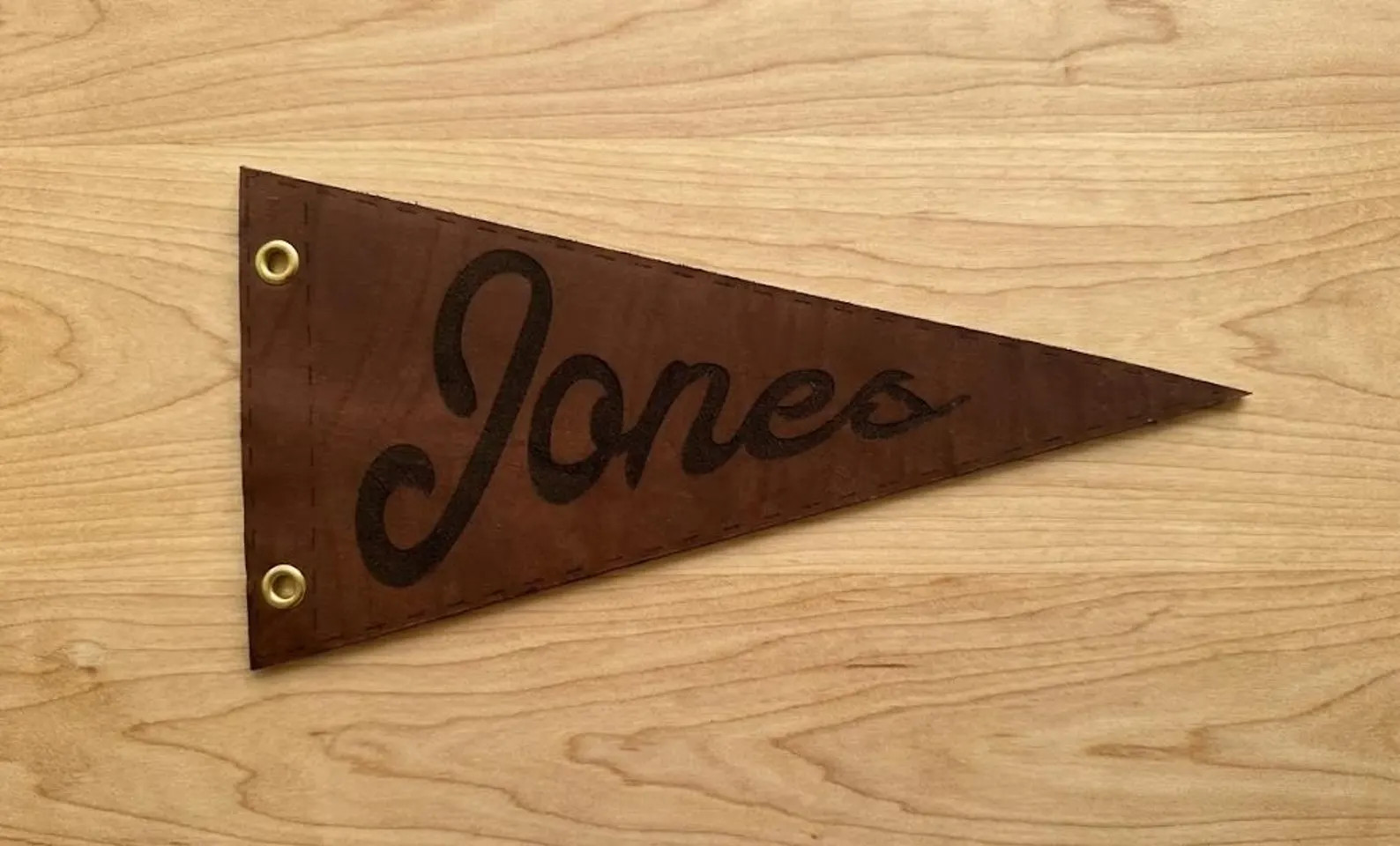 Custom Heritage Name Sign Leather Pennant Personalized Bold vintage kids & Nursery Wall Art | Etsy (Global)