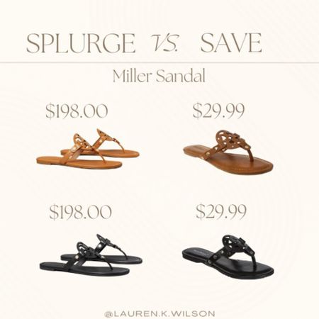 Tory Burch Miller Sandals dupe. Looks for less. Sandals under $30. Designer dupes. Save vs. splurge. Sandals. Amazon find 

#LTKFind #LTKunder50 #LTKshoecrush