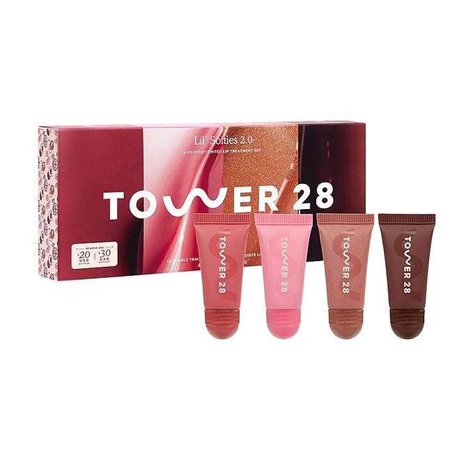 Tower 28 Beauty Mini Lil Softies Tinted Lip Treatment Set | Amazon (US)