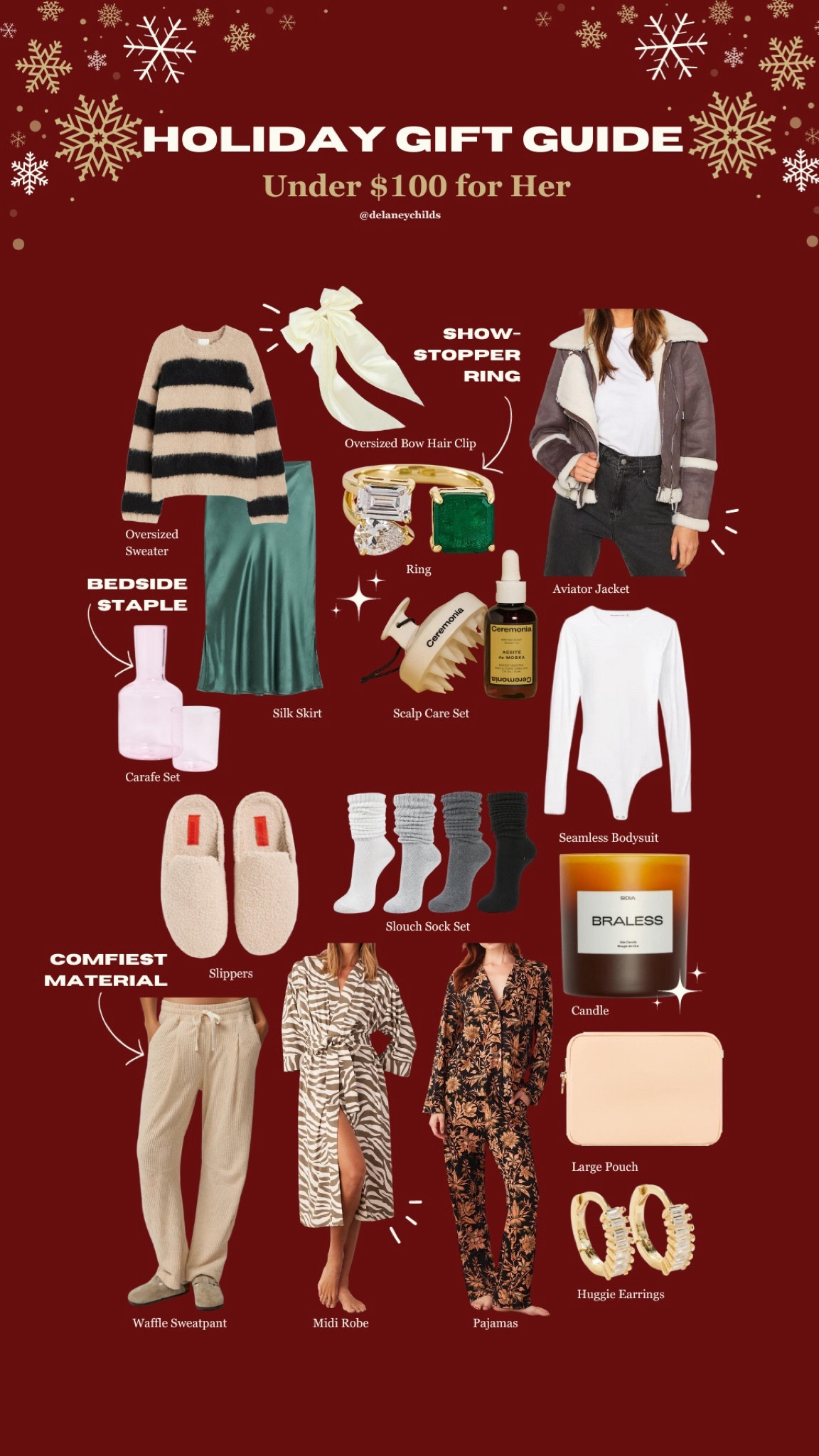 🎁✨ Gift Guide 2023 ✨🎁
Under $100 for Her

#LTKHoliday #LTKGiftGuide #LTKfindsunder100