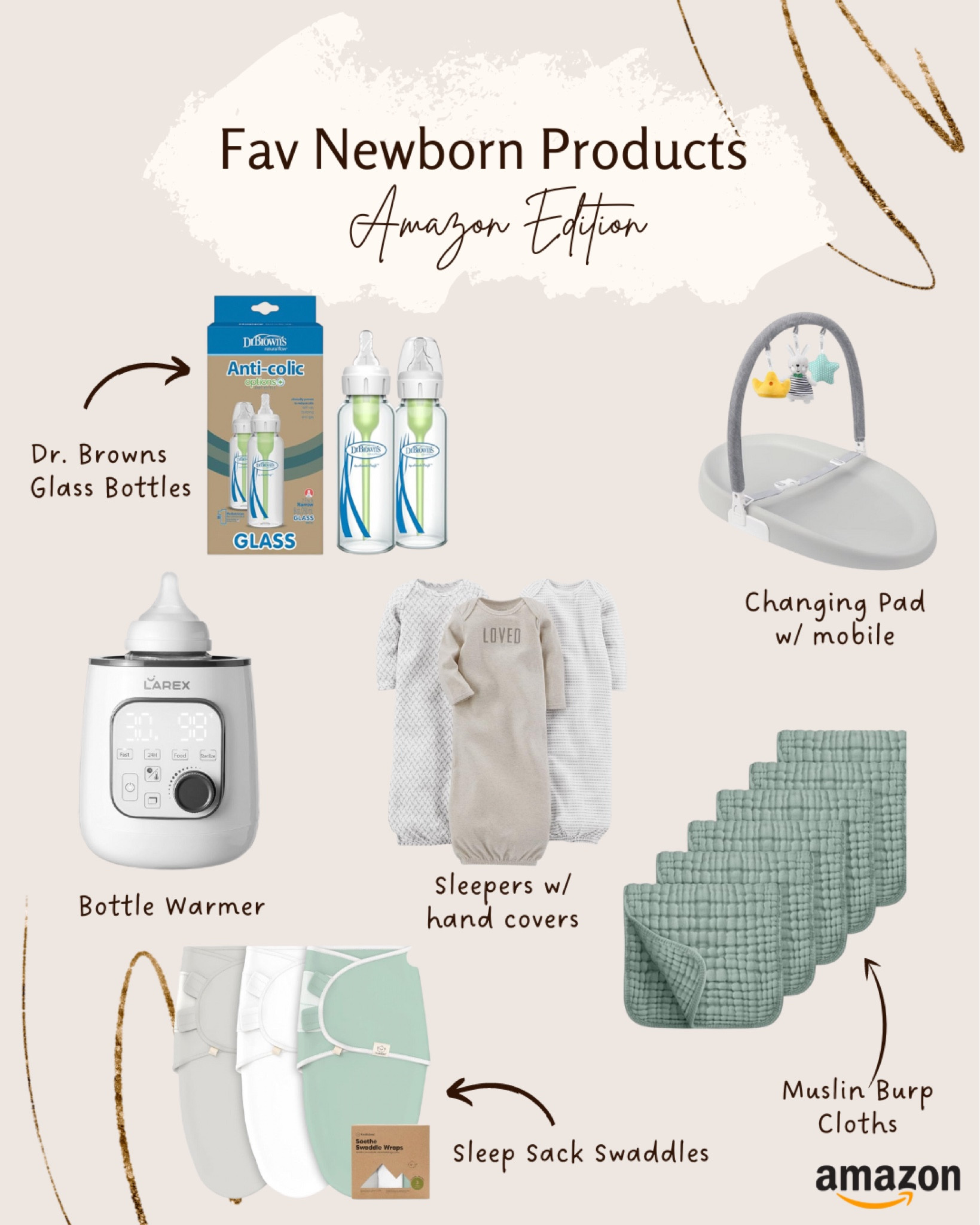 These are a handful of my favorite newborn products! #newborn 

#LTKFamily #LTKBaby #LTKHome