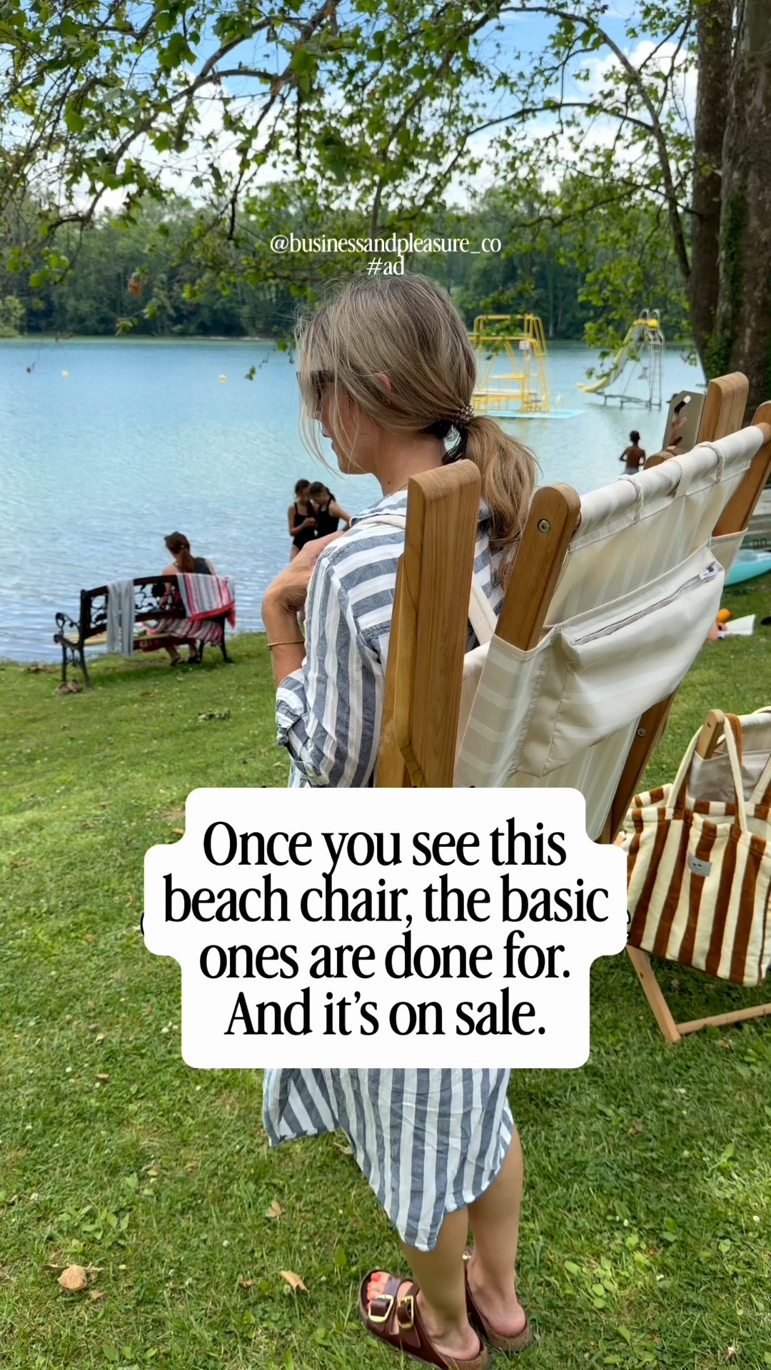 I’ve tried two of these beach chairs from this brand and I’m completely obsessed. They’ve officially ruined every other beach chair for me 😂

They are definitely a bit of a splurge, but once you see the hardwood, the fabric, all the storage and just how well they’re designed, you get it. They’re SO good and totally worth it.

They’re 20% off for Labor Day right now, so this one is for my down south friends still living in summer 😂 or anyone who wants to grab one now for next spring and summer. @businessandpleasureco

#LTKHome #LTKSaleAlert