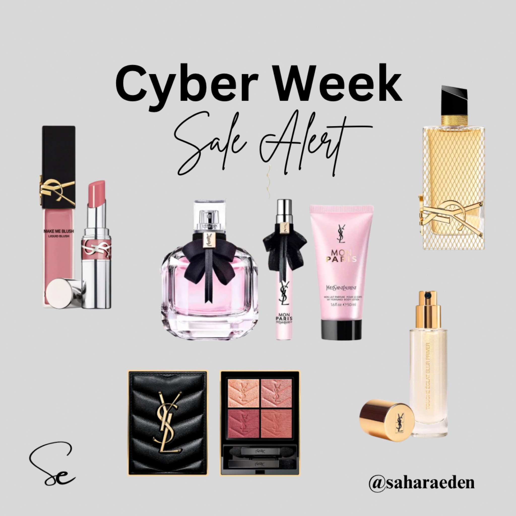 Yes Saint Laureate Cyber Week Sale Alert Discout Makeup and Skincare Beauty Sets Gifts#LTKCyberWeek 

#LTKBeauty #LTKGiftGuide