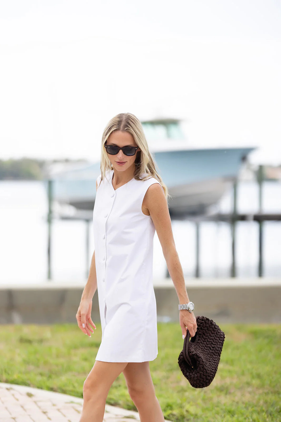 Thea Dress - Blanc | Julia Amory