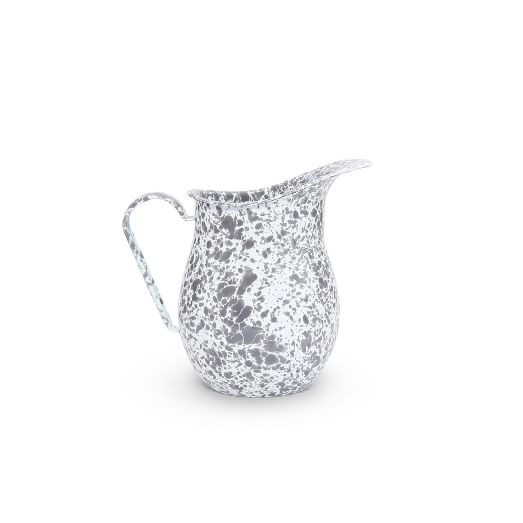 Crow Canyon Marble Splatter Enamel Pitcher | West Elm (US)