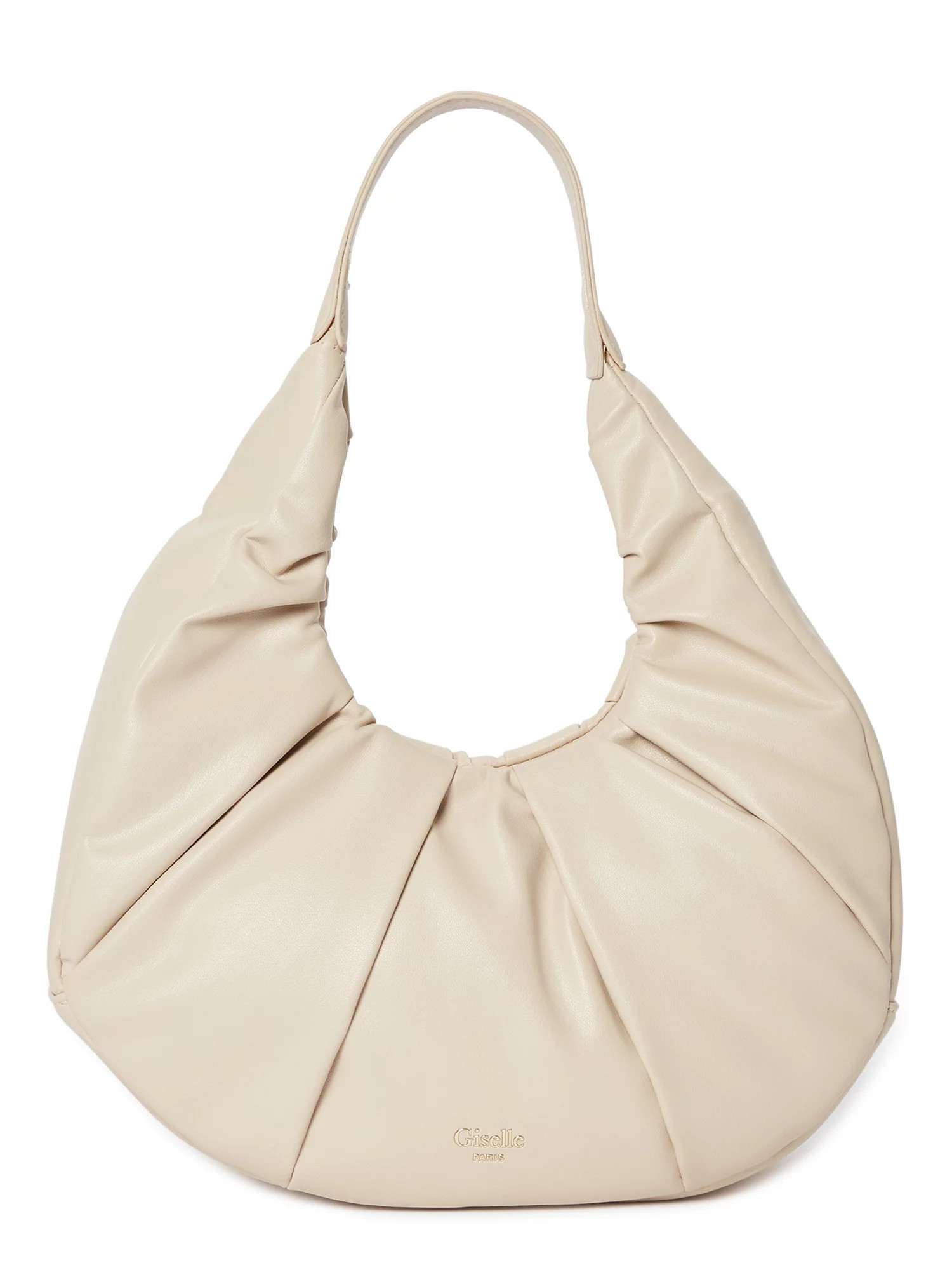 Giselle Paris Women's Eloise Vegan Leather Moon Hobo Bag | Walmart (US)