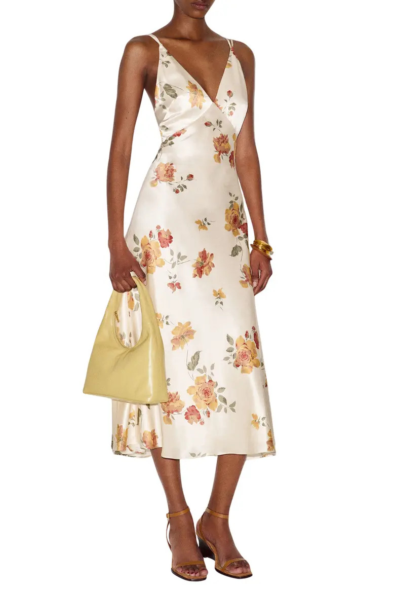Anaya Floral Silk Dress (Women) | Nordstrom | Nordstrom