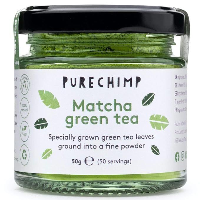 Matcha Green Tea Powder 50g (1.75oz) by PureChimp - Ceremonial Grade Matcha Green Tea Powder From... | Amazon (US)