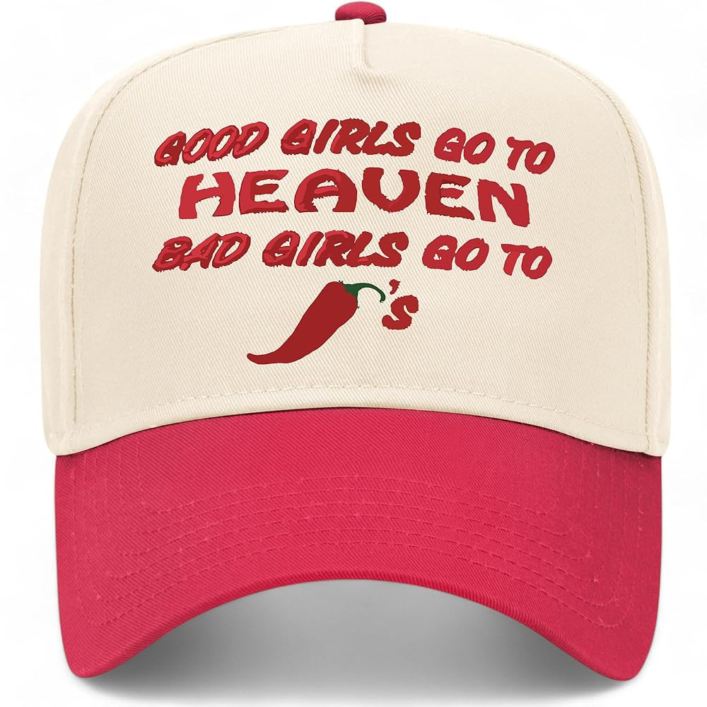 Good Girls Go to Heaven Bad Girls Go to Chillis Vintage Trucker Hat | Premium Quality Trendy Base... | Amazon (US)