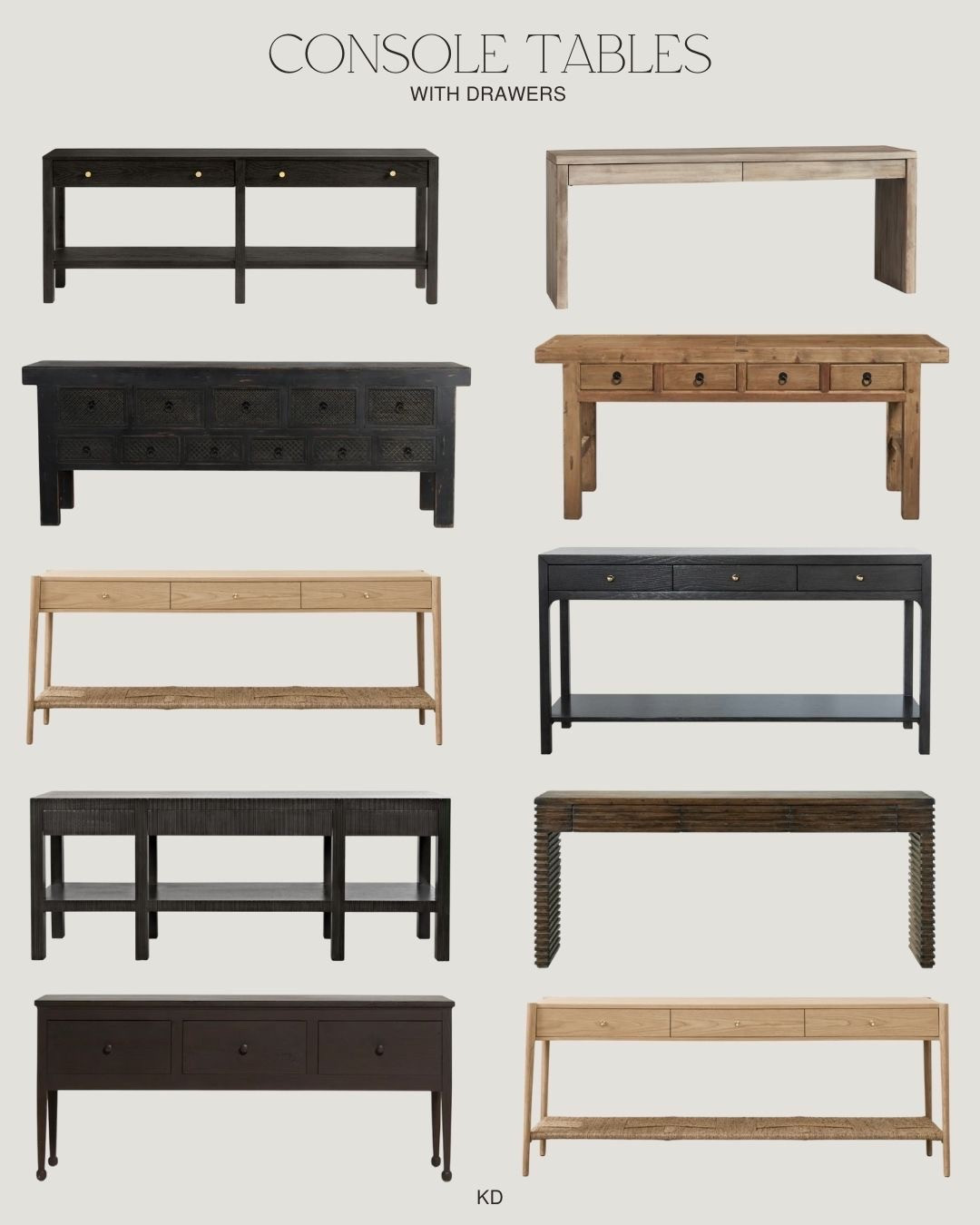 Console Tables with Drawers 

#consoletable #homedecor #furniture #studiomcgee #amberlewis #homefinds 

#LTKStyleTip #LTKHome #LTKSaleAlert