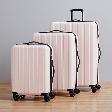 west elm Hardside Spinner Luggage - Pale Pink | West Elm (US)