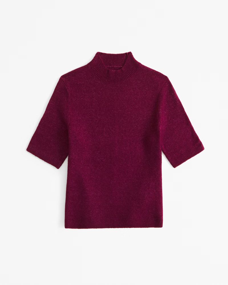 Skimming Mockneck Sweater Tee | Abercrombie & Fitch (US)