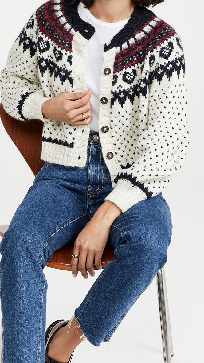 The Heart Fair Isle Alpaca Cardigan | Shopbop