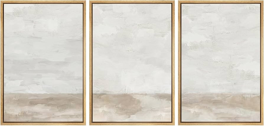 SIGNWIN Framed Canvas Print Wall Art Set Mountain Majesty Colorful Dawn Over Pine Forests Abstrac... | Amazon (US)