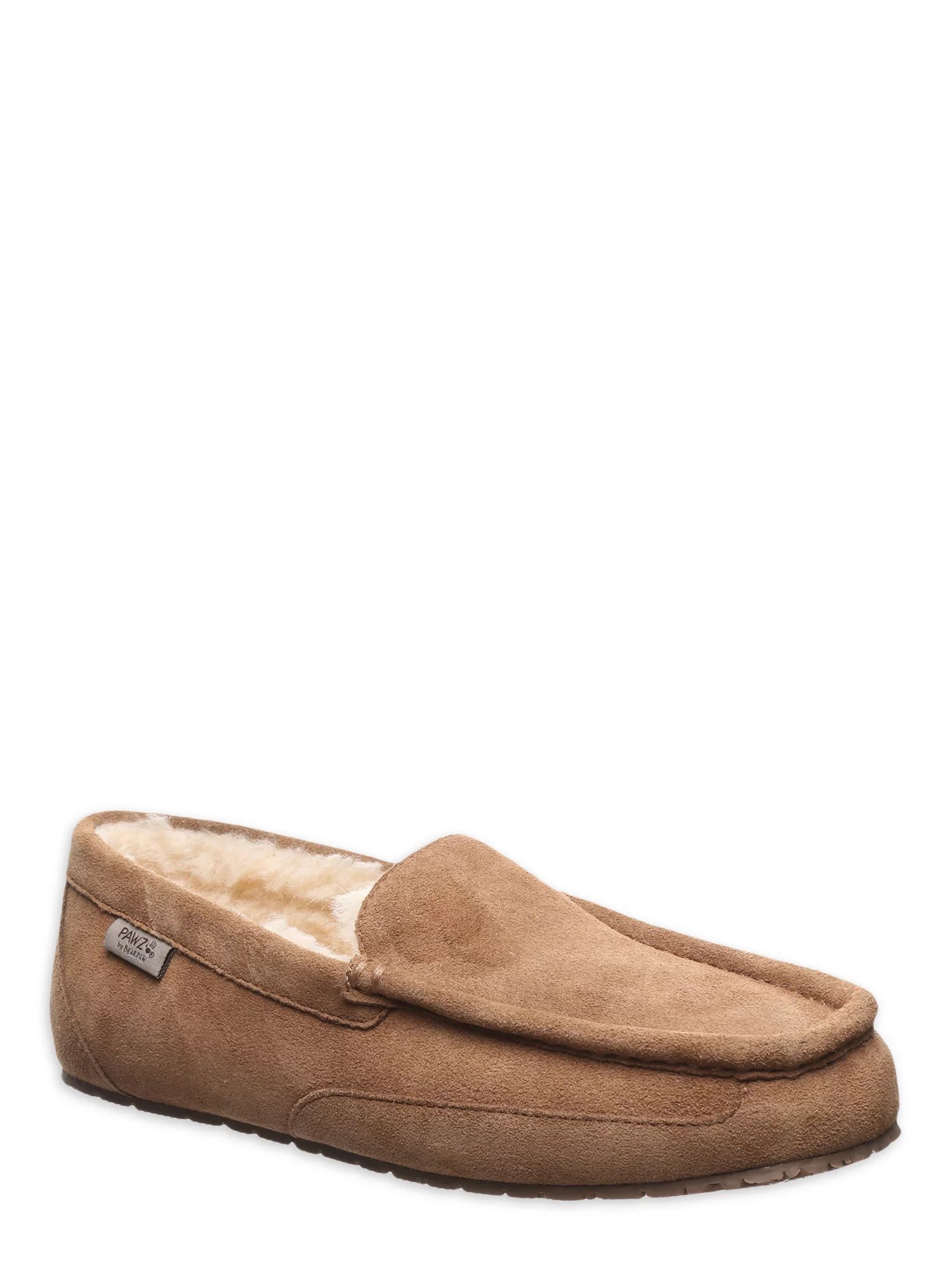 Pawz by Bearpaw Men's Caleb Genuine Suede Moccasin Slippers - Walmart.com | Walmart (US)