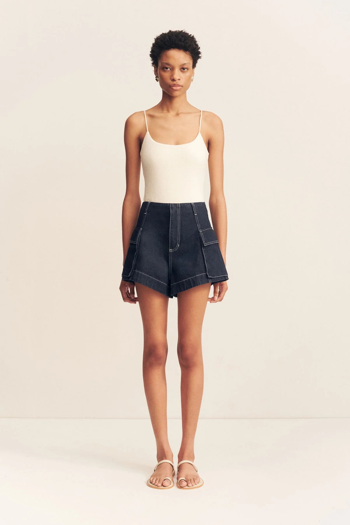 Jaques Patch Pocket Short | Deep Indigo | Shorts | Shona Joy | Shona Joy