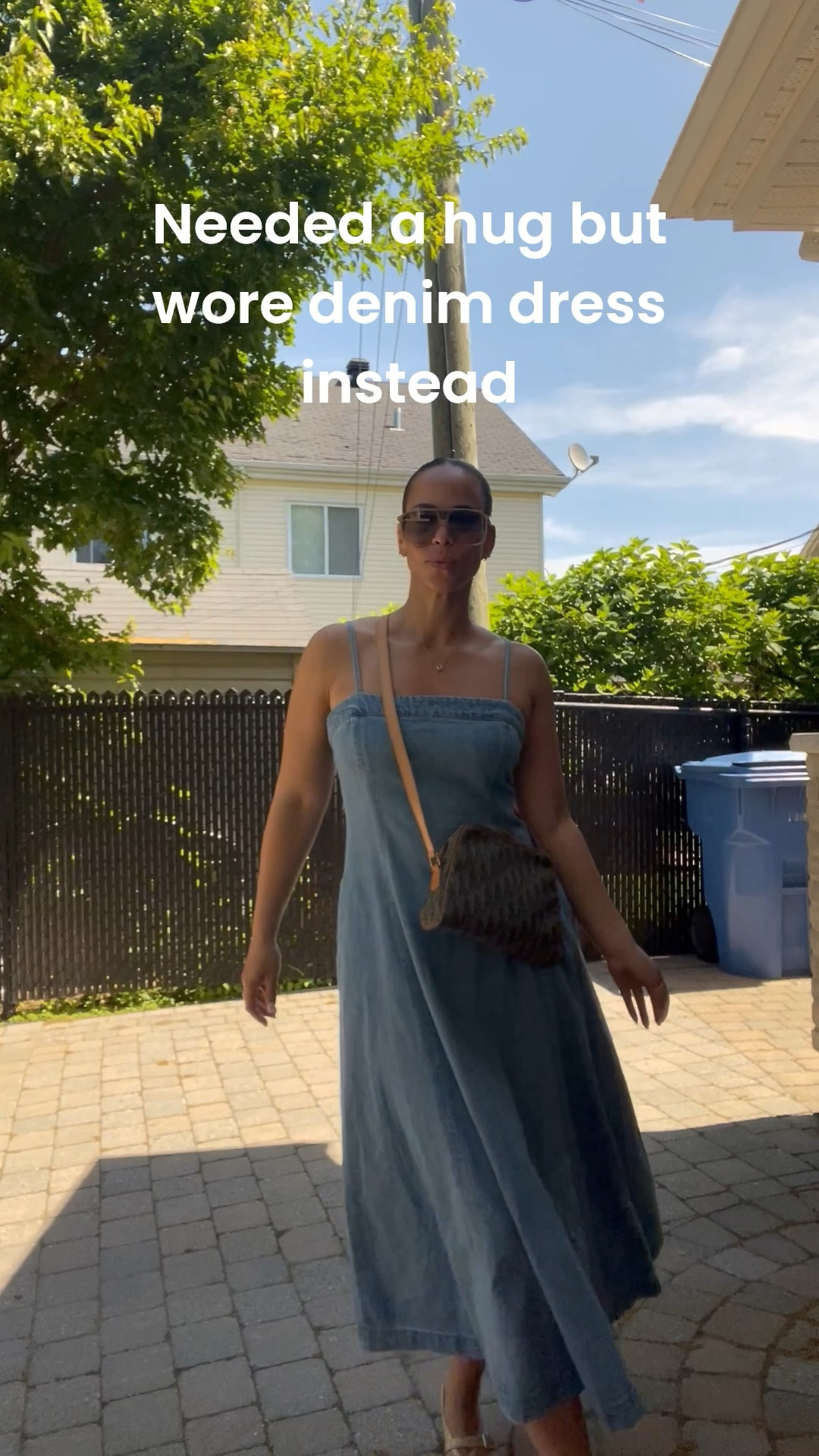 A denim dress solves all my problems, especially when it’s this good! I took my true size (Medium) but could have sized down for a more snatched look! 

#LTKsummer #LTKstyletip #LTKcanada