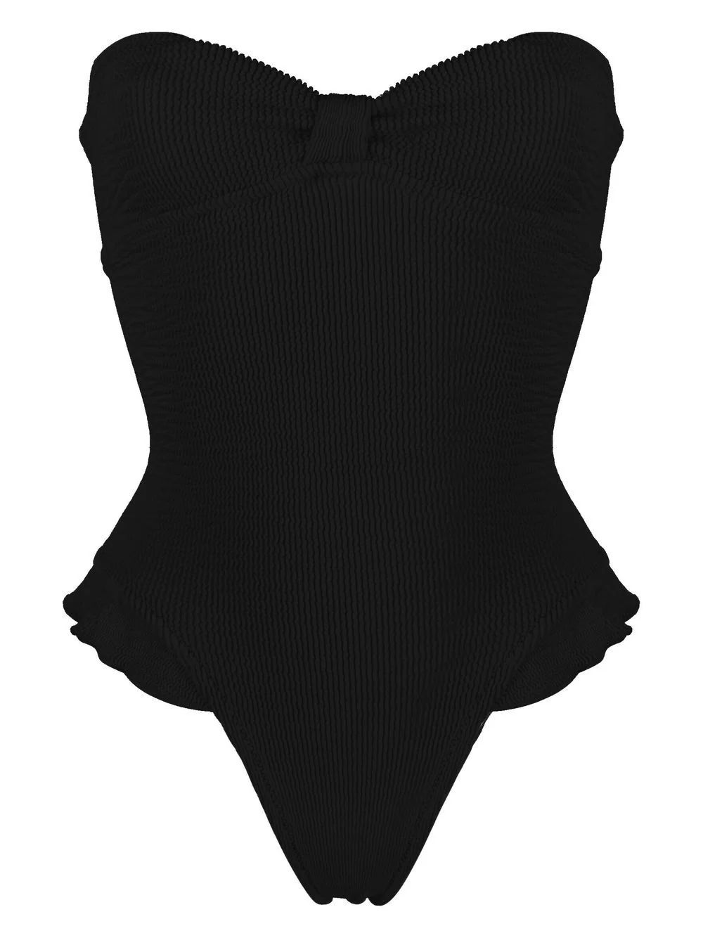 Reina Olga crinkle-effect Swimsuit - Farfetch | Farfetch Global