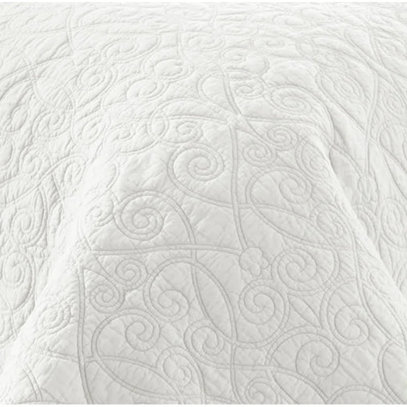 Laura Ashley Felicity Cotton Reversible Quilt Set | Wayfair North America