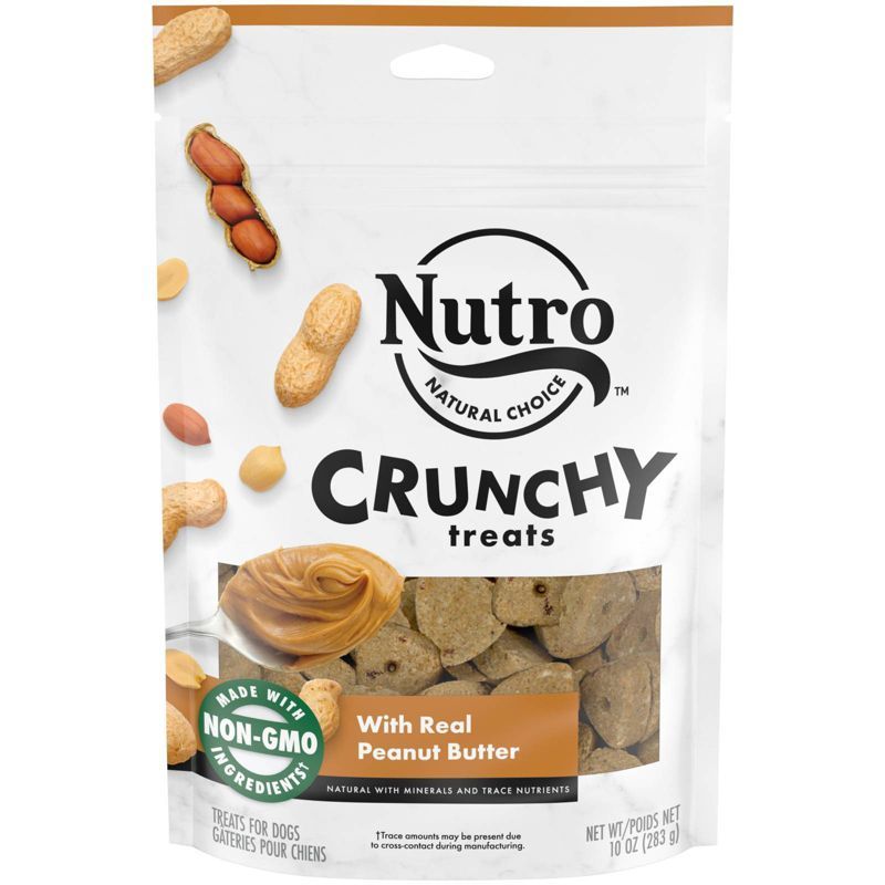 Nutro Crunchy Peanut Butter Dog Treats - 10oz | Target