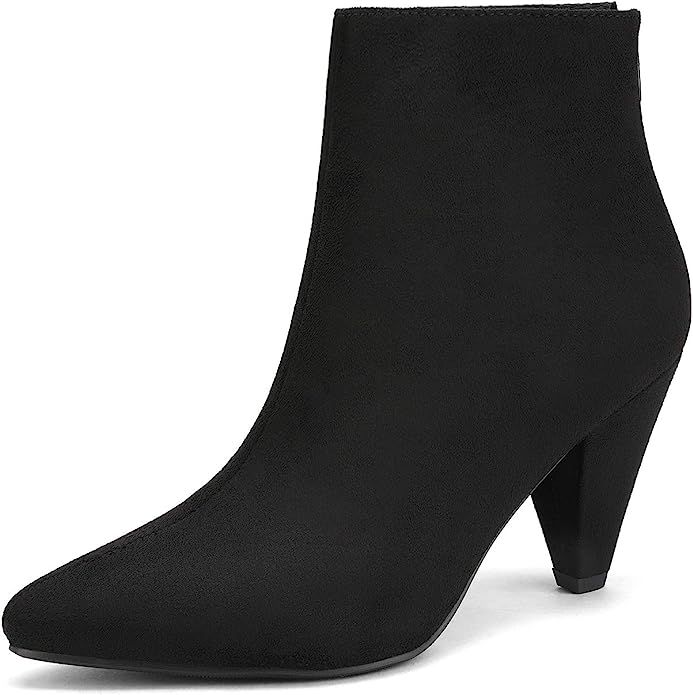 DREAM PAIRS Women's Pointed Toe High Heel Ankle Booties | Amazon (US)