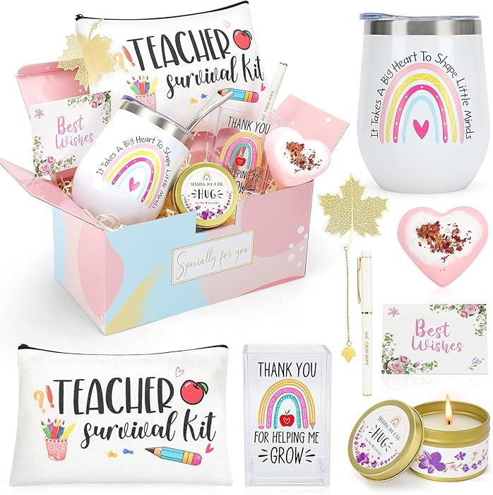 Best Teacher Appreciation Gifts for Women, Christmas, Birthday, Back to School, Thank You Gifts f... | Amazon (US)