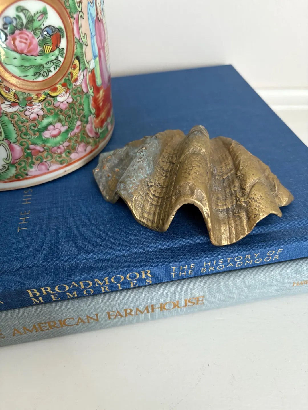 Beautiful Patina Brass Clam Shell Decor - Etsy | Etsy (US)