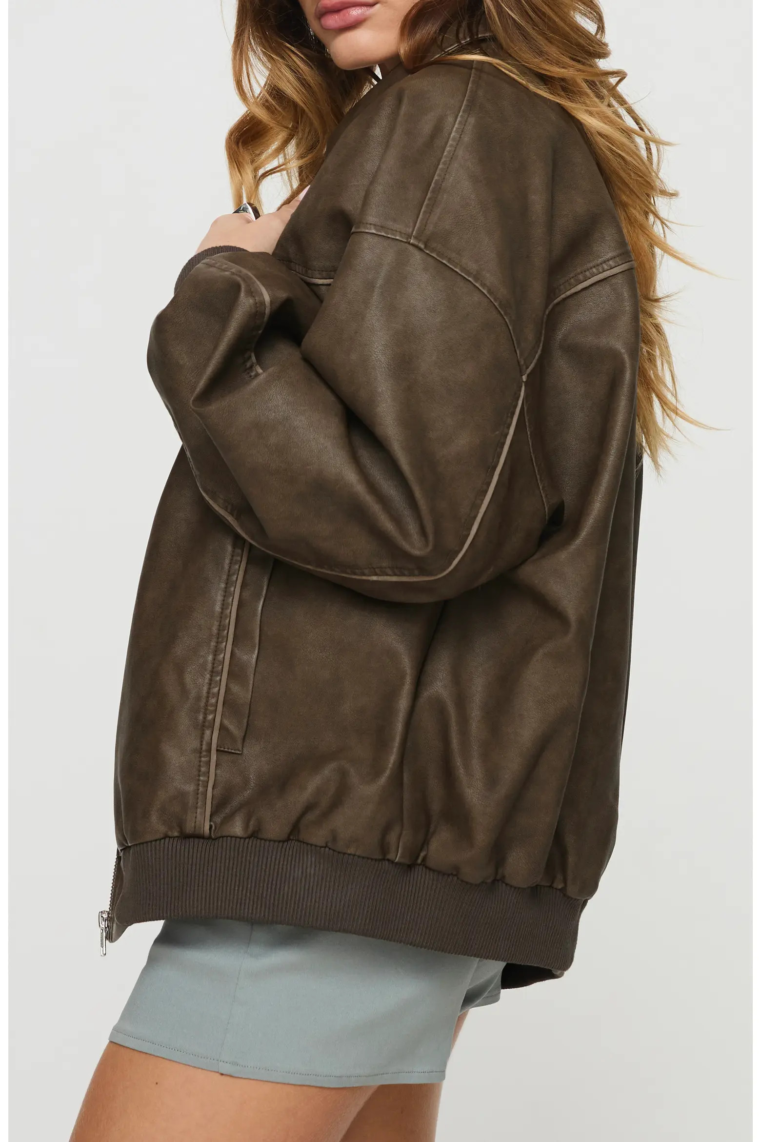 Goldsmith Water Repellent Faux Leather Jacket (Women) | Nordstrom | Nordstrom