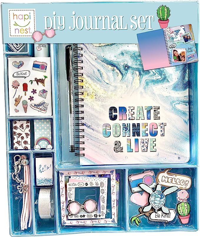 Hapinest DIY Journal Set for Girls Gifts Ages 8 9 10 11 12 13 Years Old and Up | Amazon (US)